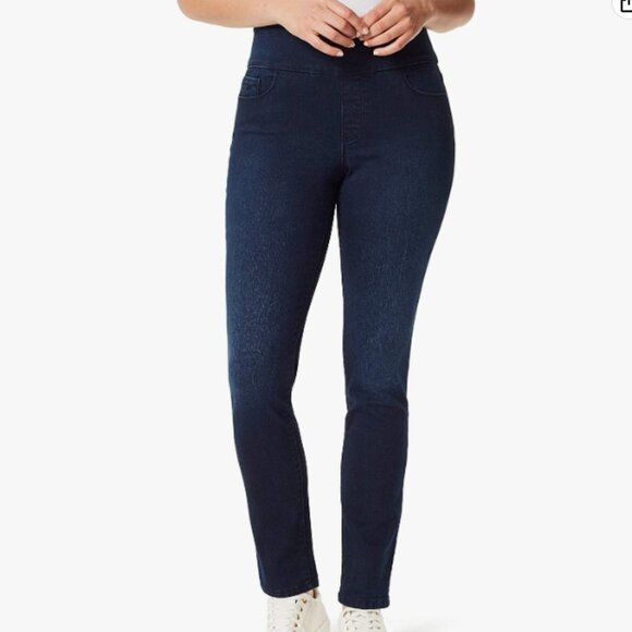 Gloria Vanderbilt NWT Pull-On High Rise Jeans, Amanda - Picture 1 of 8
